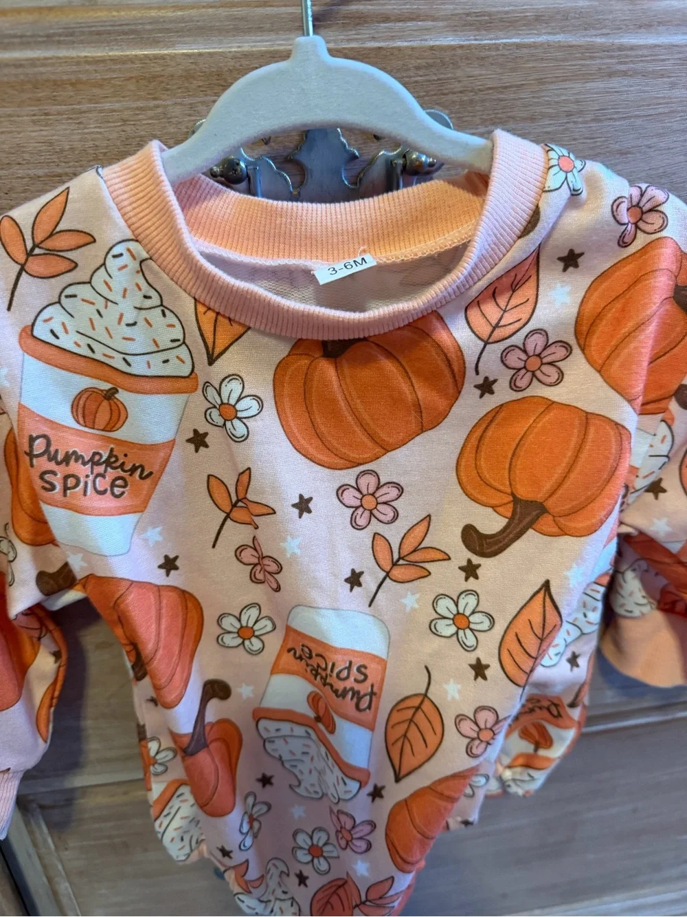 Orange Pumpkin 3-6 mo Baby Girl Halloween Bundle